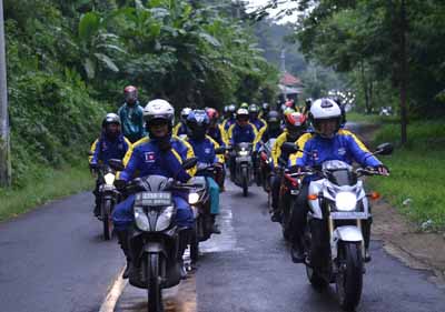 Touring Suzuki Bersatu Sukses Hadirkan Ribuan Bikers